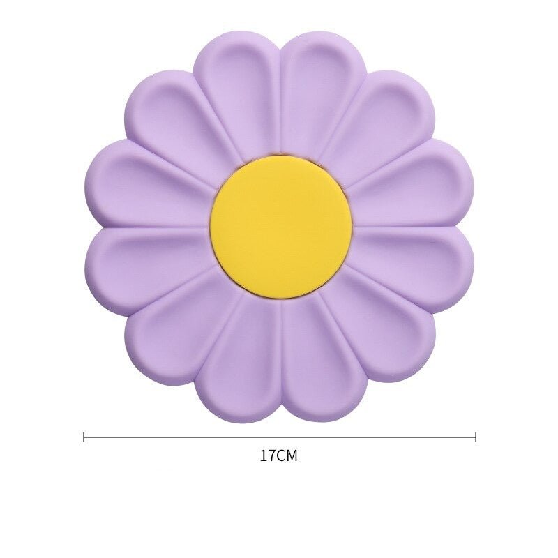 Simple Daisy Flower Pastel Insulated Coaster - The House Of BLOC