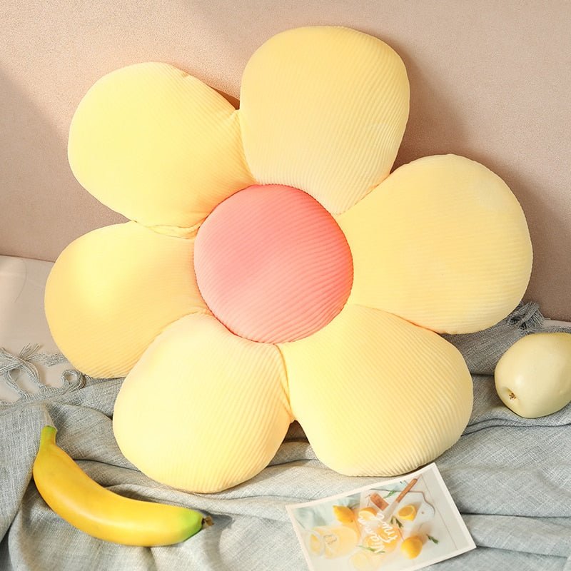 Six Petal Pastel Coloured Flower Cushion - The House Of BLOC