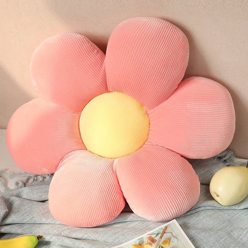 Six Petal Pastel Coloured Flower Cushion - The House Of BLOC