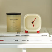 Small Minimalist Cream Desktop Clock - The House Of BLOC