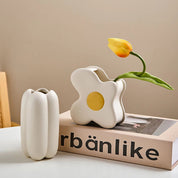 Small Pastel Coloured Ceramic Vase - The House Of BLOC