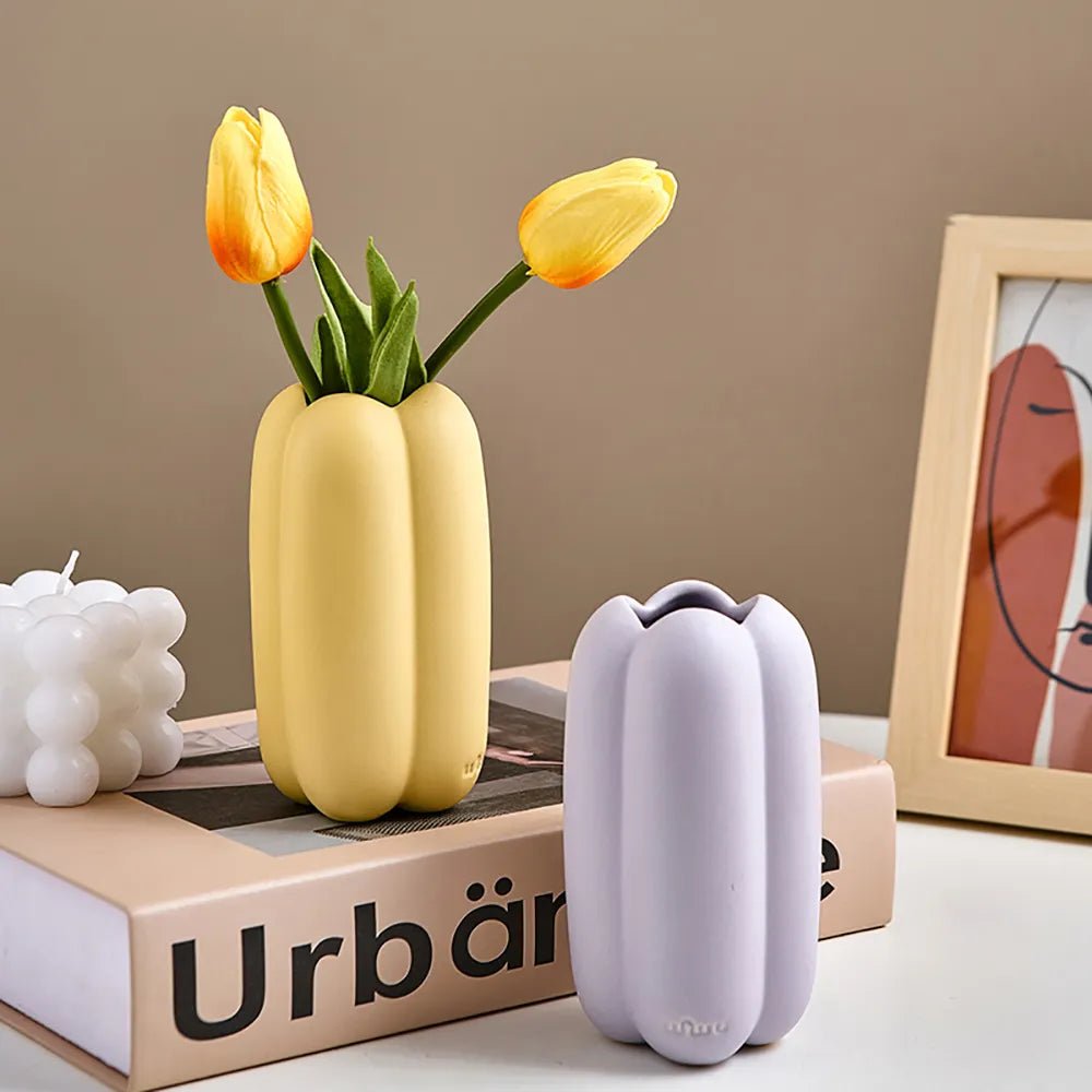 Small Pastel Coloured Ceramic Vase - The House Of BLOC