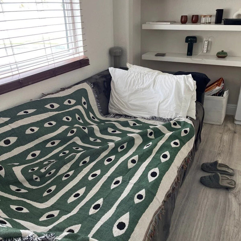 'Snake Eye' Design Sofa Blanket - The House Of BLOC