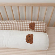 Soft Embroidered Teddy Bear Pillow - The House Of BLOC