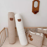 Soft Embroidered Teddy Bear Pillow - The House Of BLOC
