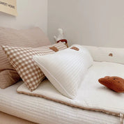 Soft Embroidered Teddy Bear Pillow - The House Of BLOC