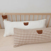 Soft Embroidered Teddy Bear Pillow - The House Of BLOC
