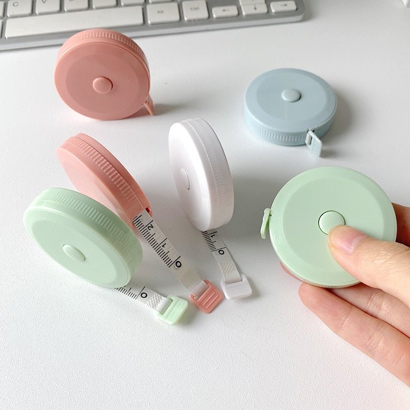 Soft Pastel Coloured Double Scale Tape Measure - The House Of BLOC