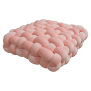 Soft Plush Crocheted Knot Sofa Cushion - The House Of BLOC