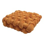 Soft Plush Crocheted Knot Sofa Cushion - The House Of BLOC