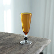Solid Colour Beaded Stem Glass - The House Of BLOC