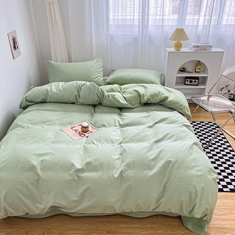 Solid Pastel Colour Bedding Set - The House Of BLOC