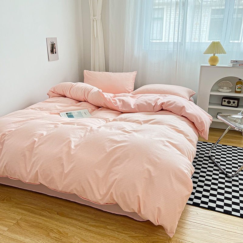 Solid Pastel Colour Bedding Set - The House Of BLOC