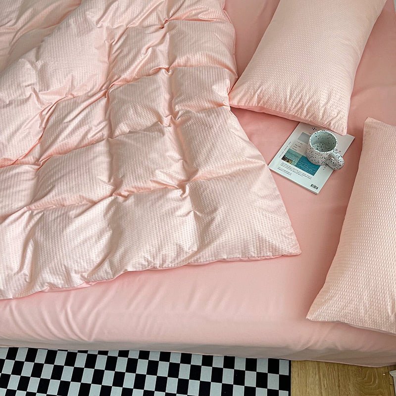 Solid Pastel Colour Bedding Set - The House Of BLOC