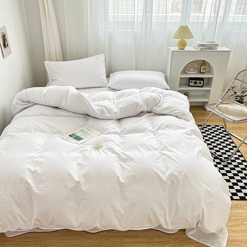 Solid Pastel Colour Bedding Set - The House Of BLOC