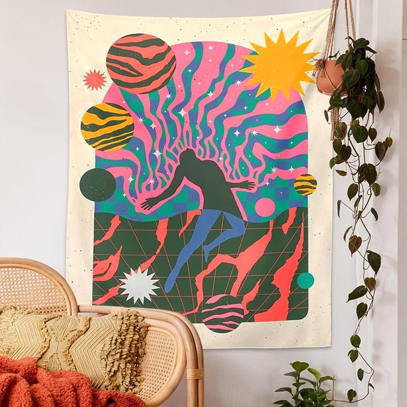 Spiritual Psychedelic Tapestry Wall Hanging - The House Of BLOC