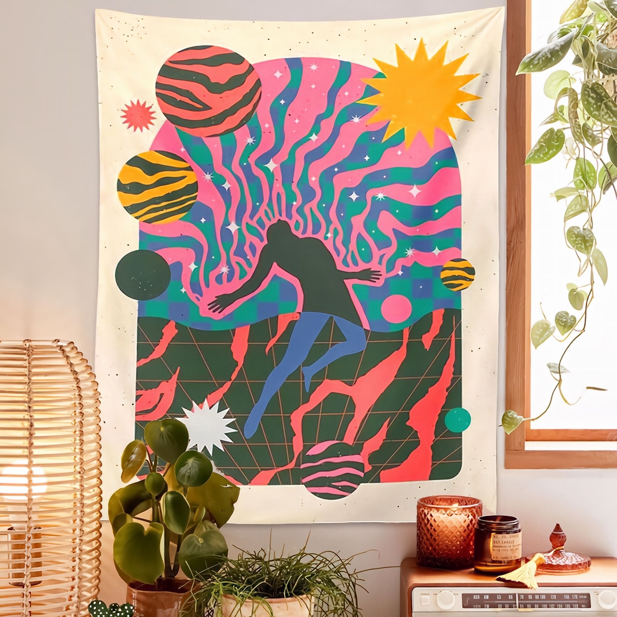 Spiritual Psychedelic Tapestry Wall Hanging - The House Of BLOC