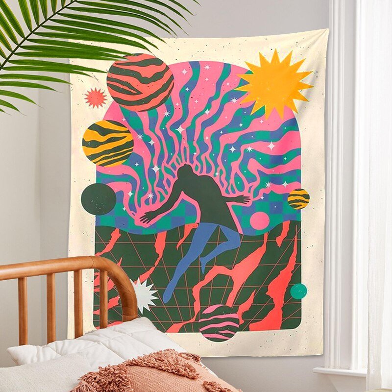 Spiritual Psychedelic Tapestry Wall Hanging - The House Of BLOC