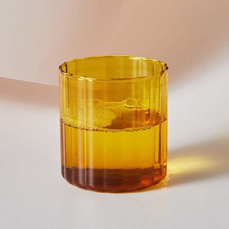 Striped Glass Cups - The House Of BLOC