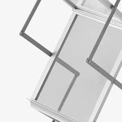 Sturdy Foldable Aluminium Book Shelf - The House Of BLOC