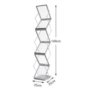 Sturdy Foldable Aluminium Book Shelf - The House Of BLOC