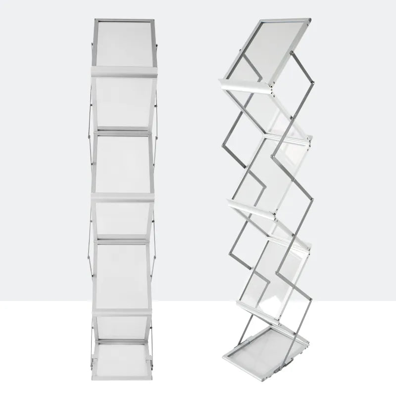 Sturdy Foldable Aluminium Book Shelf - The House Of BLOC