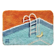 Swimming Pool Design Bath Mat - The House Of BLOC