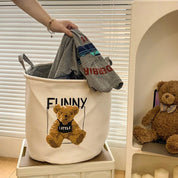 Teddy Bear Foldable Storage Basket - The House Of BLOC