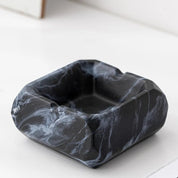 Textured Marble Effect Ceramic Ashtray - The House Of BLOC