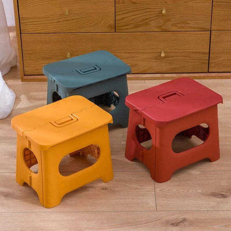 Thickened Plastic Portable Folding Stool - The House Of BLOC