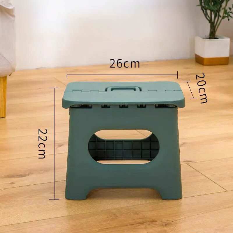 Thickened Plastic Portable Folding Stool - The House Of BLOC