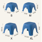 Thickened Plastic Stackable Square Stool - The House Of BLOC