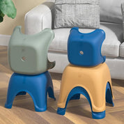 Thickened Plastic Stackable Square Stool - The House Of BLOC
