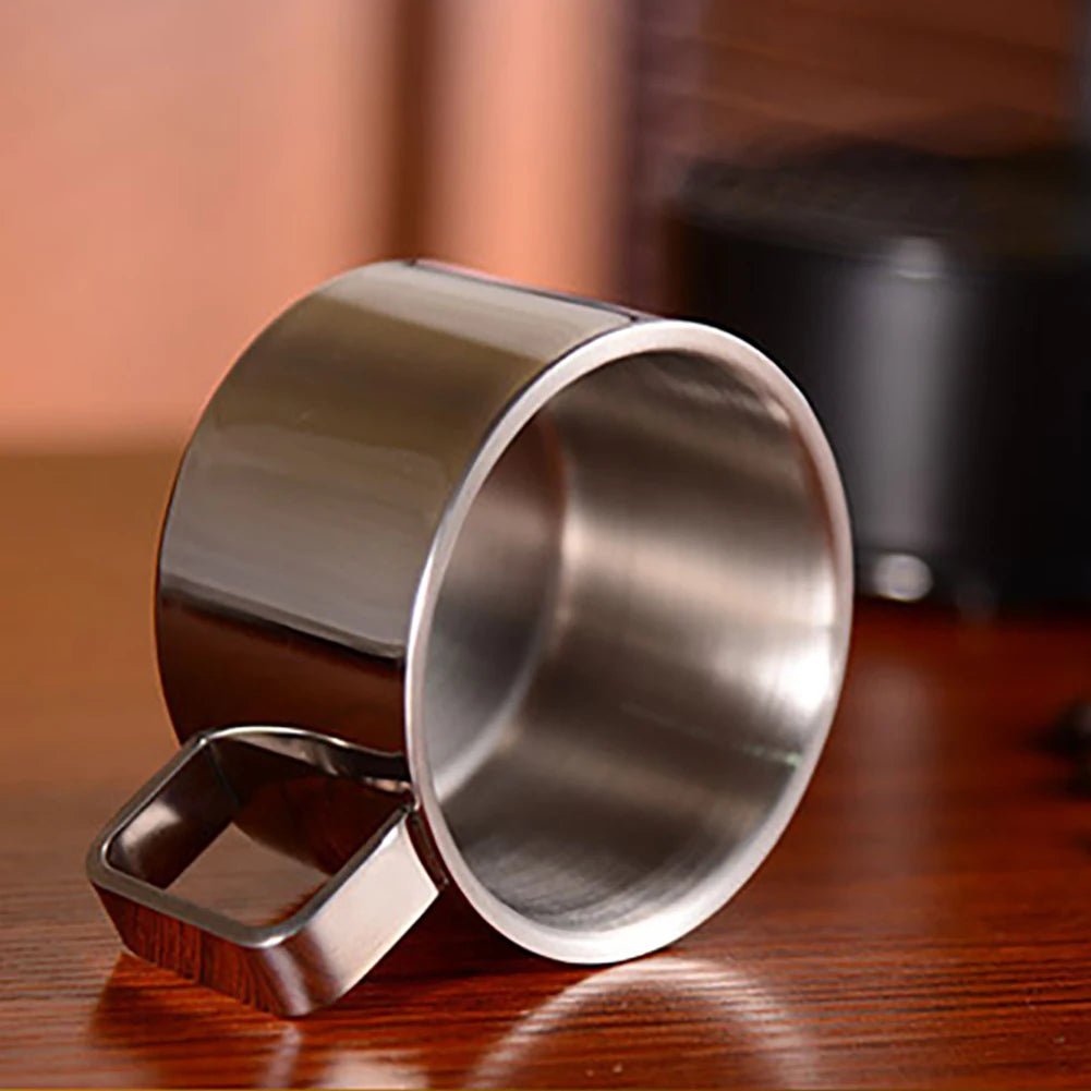Three Piece Stainless Steel Coffee Cup Set - The House Of BLOC
