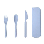 Three Piece Wheat Straw Cutlery Set - The House Of BLOC