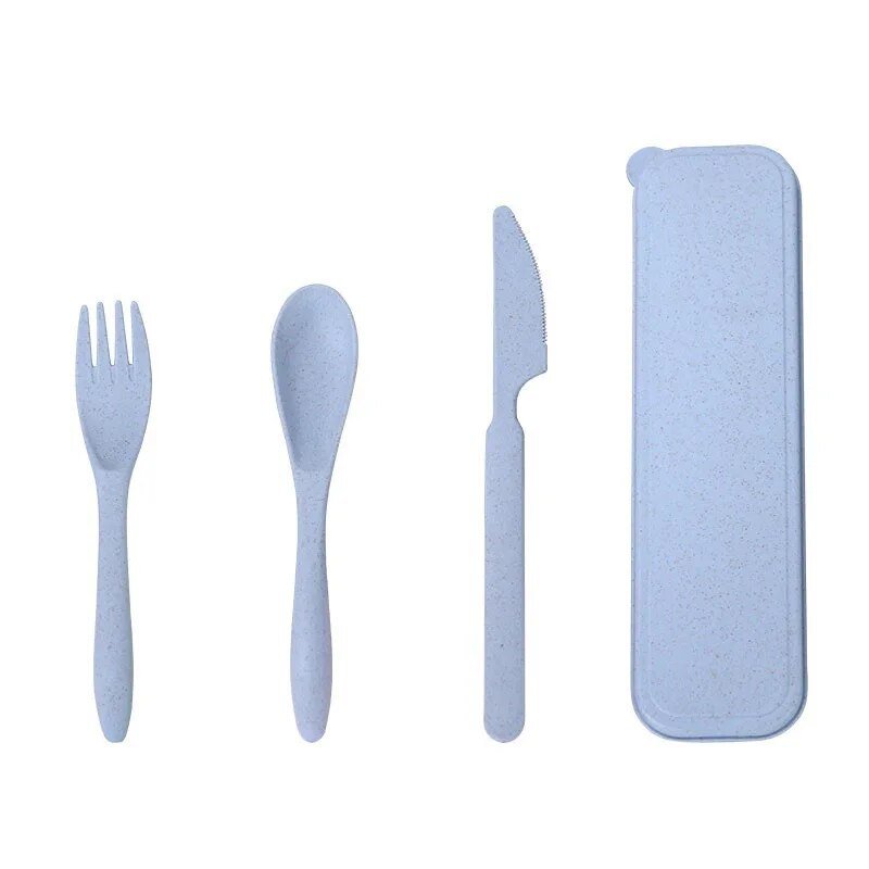 Three Piece Wheat Straw Cutlery Set - The House Of BLOC