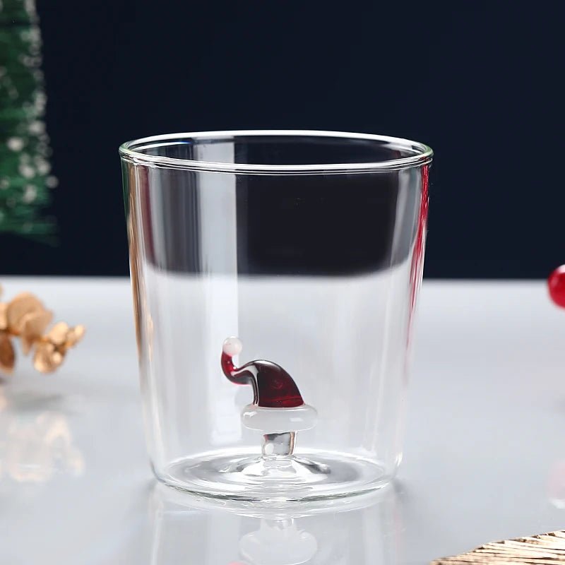 Transparent Christmas Glass Cup With Optional Gift Box - The House Of BLOC