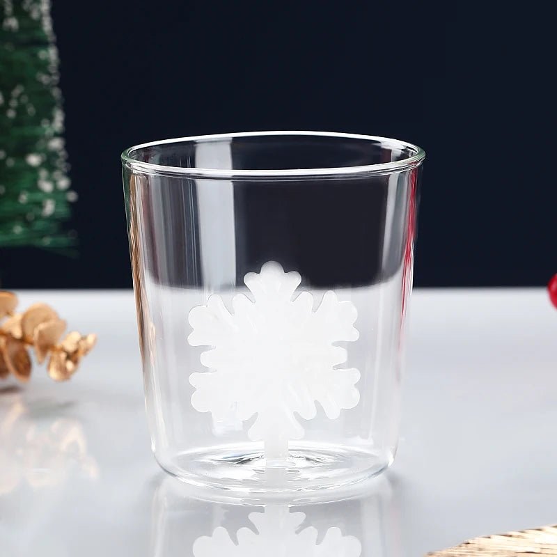 Transparent Christmas Glass Cup With Optional Gift Box - The House Of BLOC