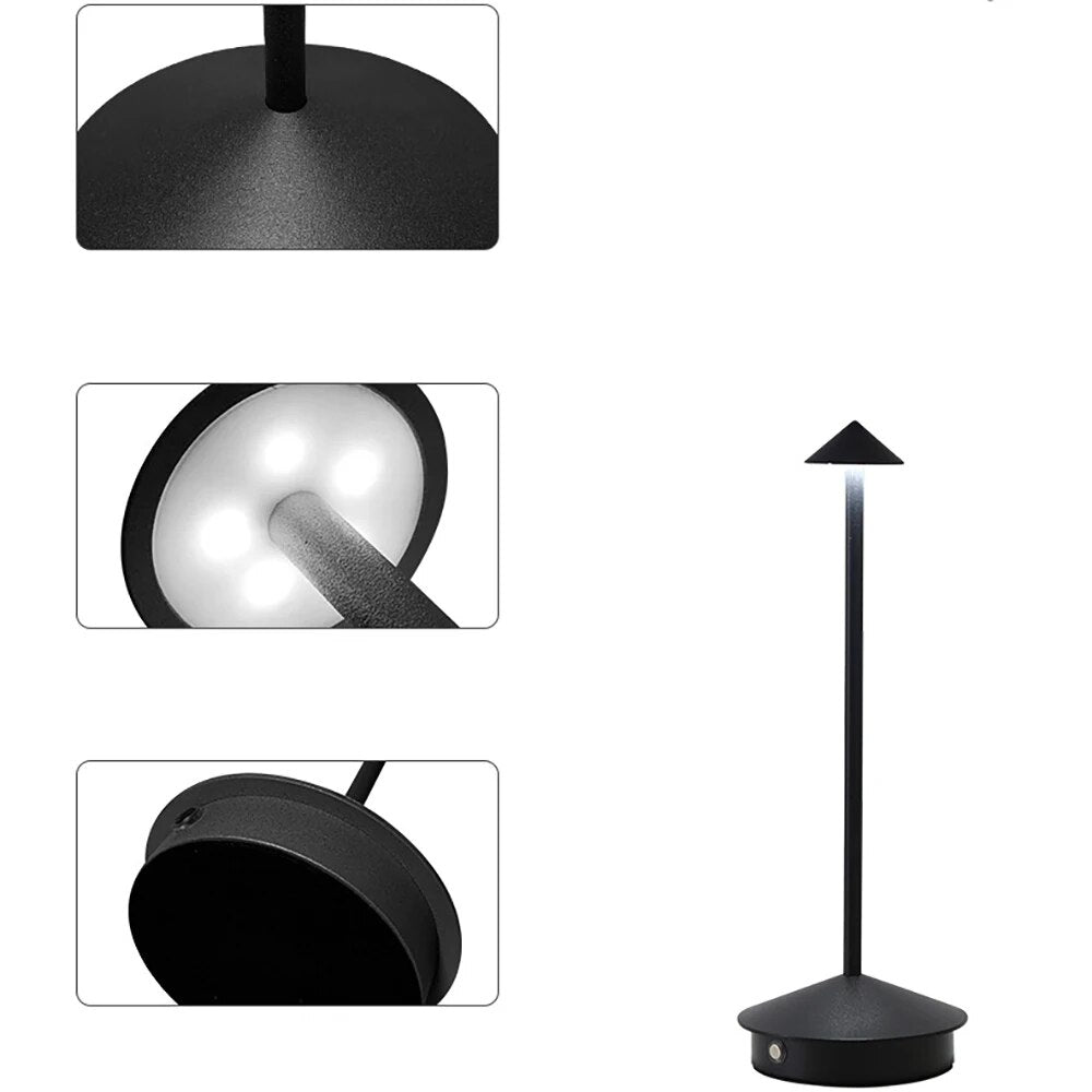 Triangle Point Dimming Table Lamp - The House Of BLOC
