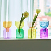 Two Piece Mini Bud Vase Terrarium Set - The House Of BLOC