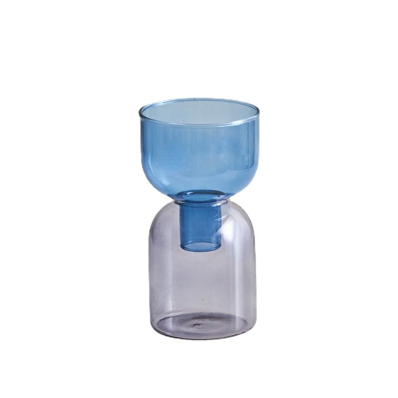 Two Piece Mini Bud Vase Terrarium Set - The House Of BLOC