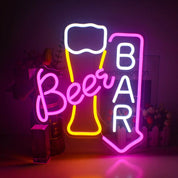 Vibrant Cocktails & Beer LED Neon Wall Sign - The House Of BLOC
