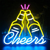 Vibrant Cocktails & Beer LED Neon Wall Sign - The House Of BLOC