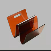 'W' Shape Wavey Acrylic Magazine Stand - The House Of BLOC