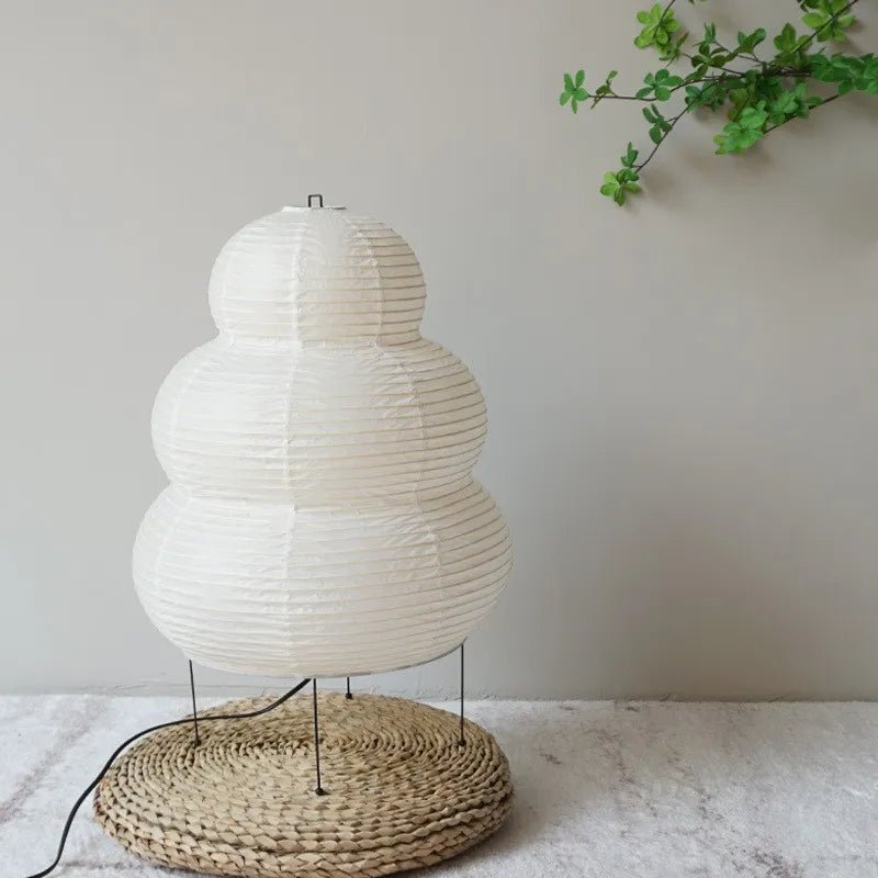 Wabi Sabi Living Room Floor Rice Lamp - The House Of BLOC