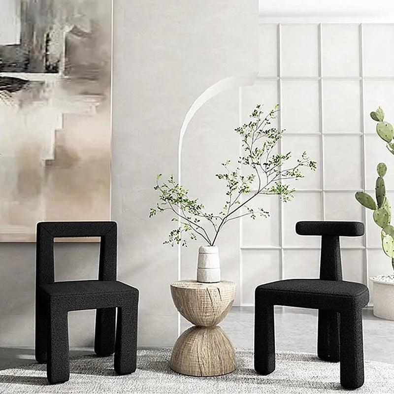 Wabi-Sabi Style Sleek Designer Dining Chair - The House Of BLOC