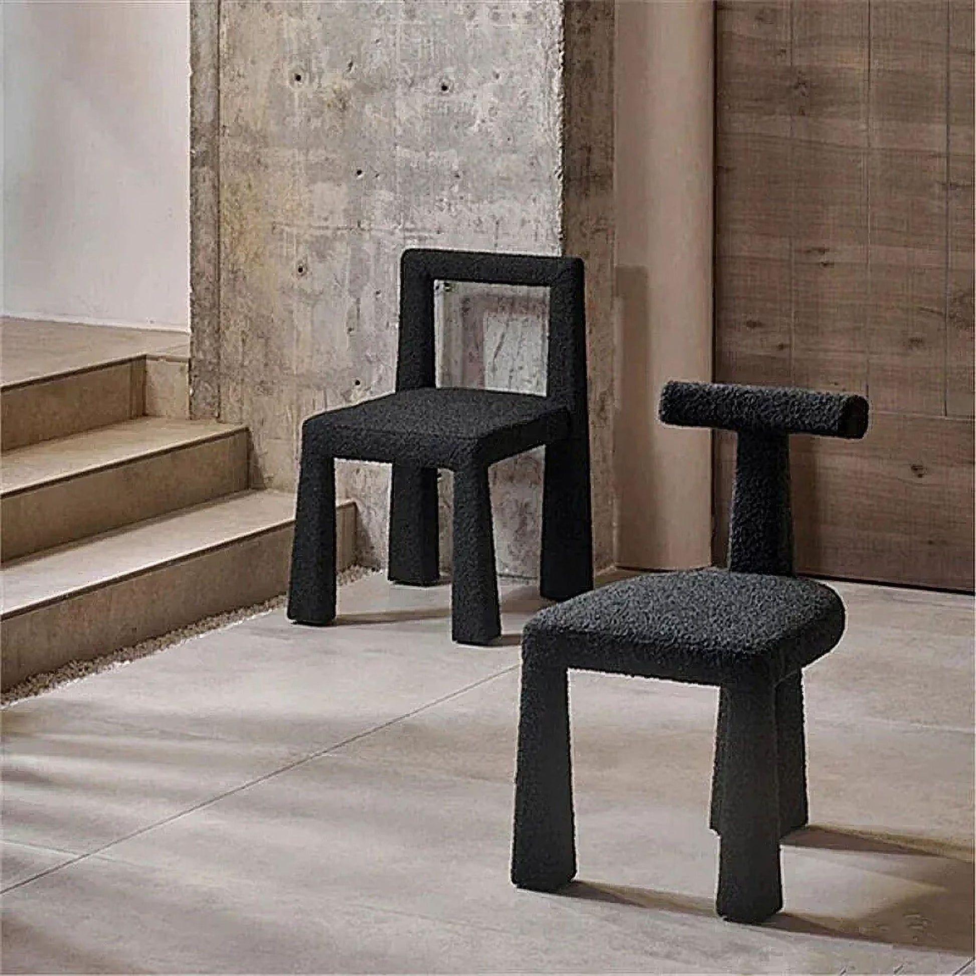 Wabi-Sabi Style Sleek Designer Dining Chair - The House Of BLOC