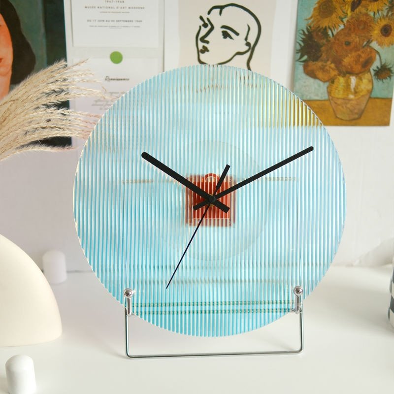 Wave Colour Gradient Silent Wall Clock - The House Of BLOC