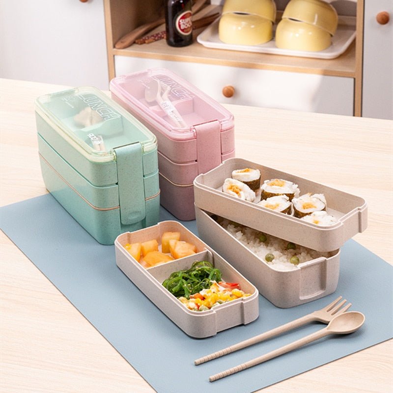 Wheat Straw Plastic Food Storage Containers & Lunch Boxes - The House Of BLOC