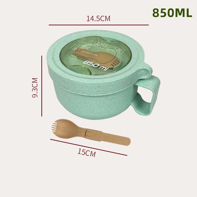 Wheat Straw Plastic Food Storage Containers & Lunch Boxes - The House Of BLOC